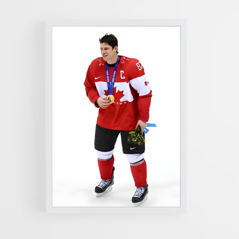 Poster Or et Fierté – affiche Hockey sur glace (vue 3)